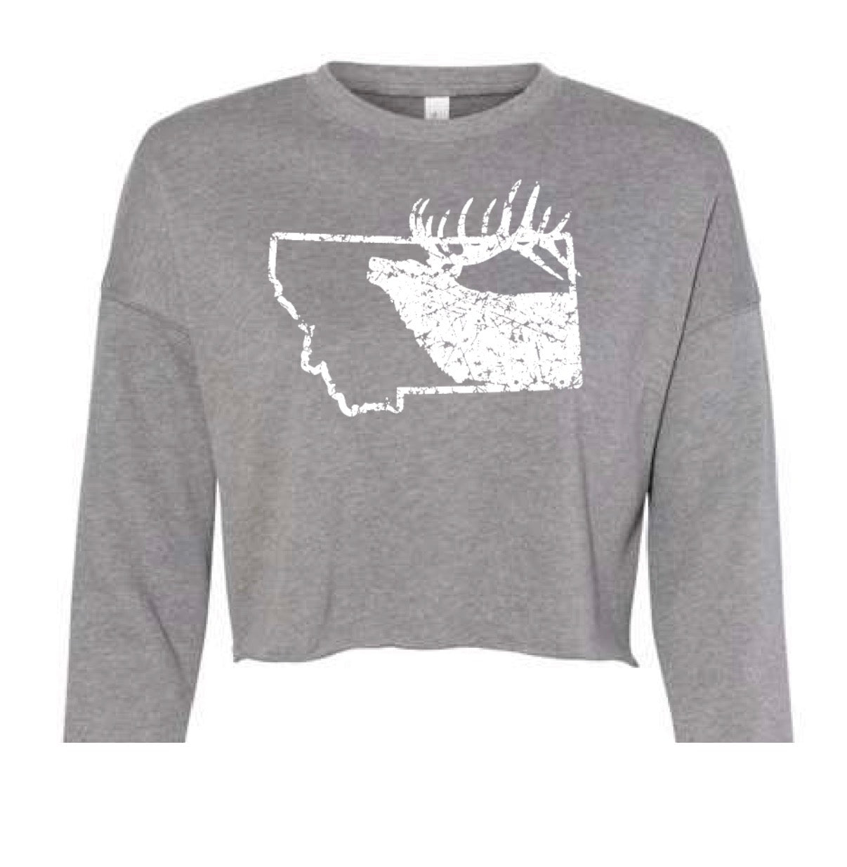 Ladies Elk Pursuit Cropped Crew