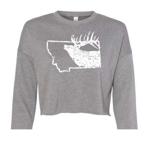 Ladies Elk Pursuit Cropped Crew