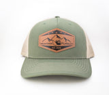 Logo Leather Patch Trucker