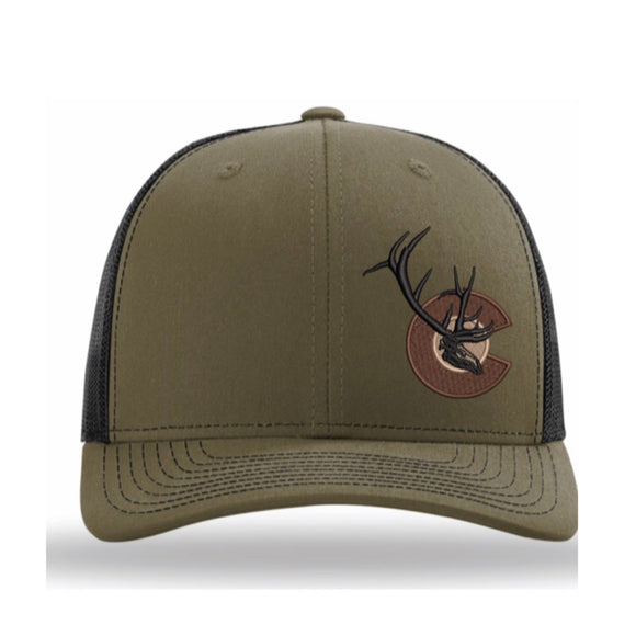 CO Flag Elk Trucker