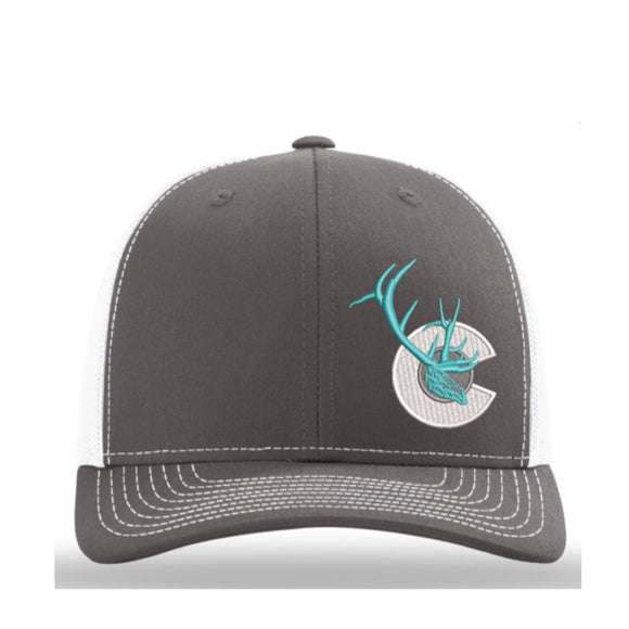 CO Flag Elk Trucker