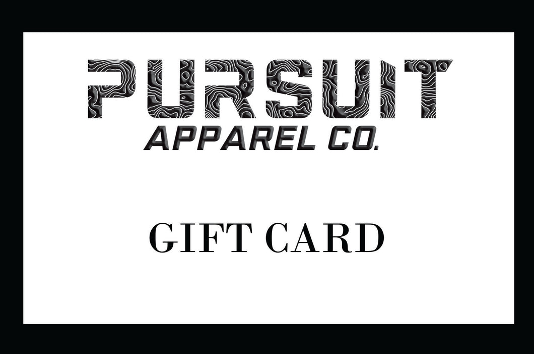 Pursuit Apparel Co. GIFT CARD