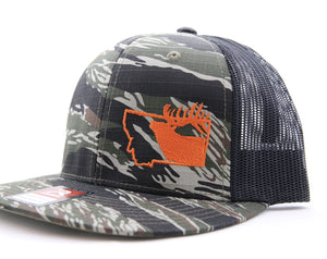 Montana Elk Flat Brim Snapback