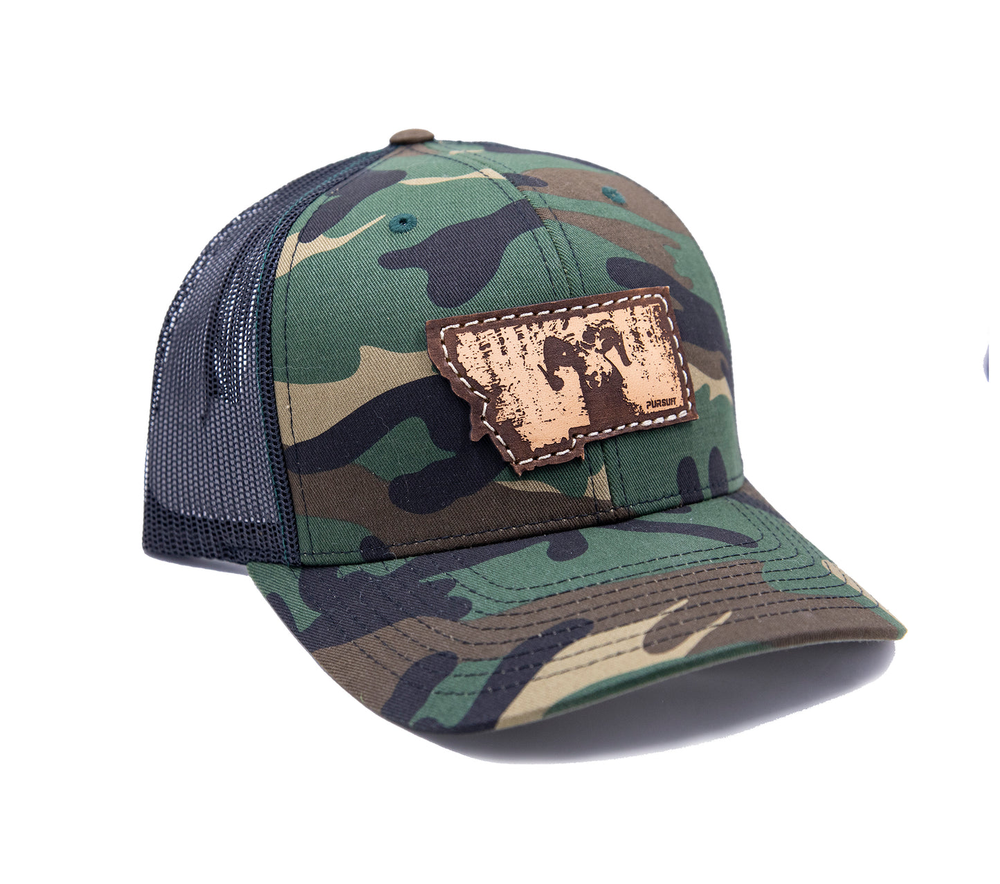 MT Bighorn Leather Patch Hat