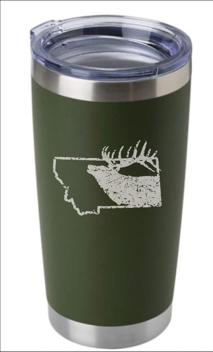 MT Elk Engraved Tumbler Mug