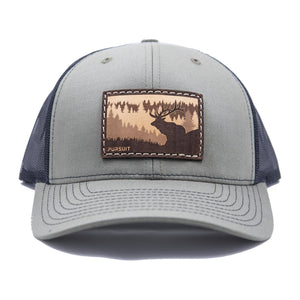 Skyline Elk Leather Patch Hat