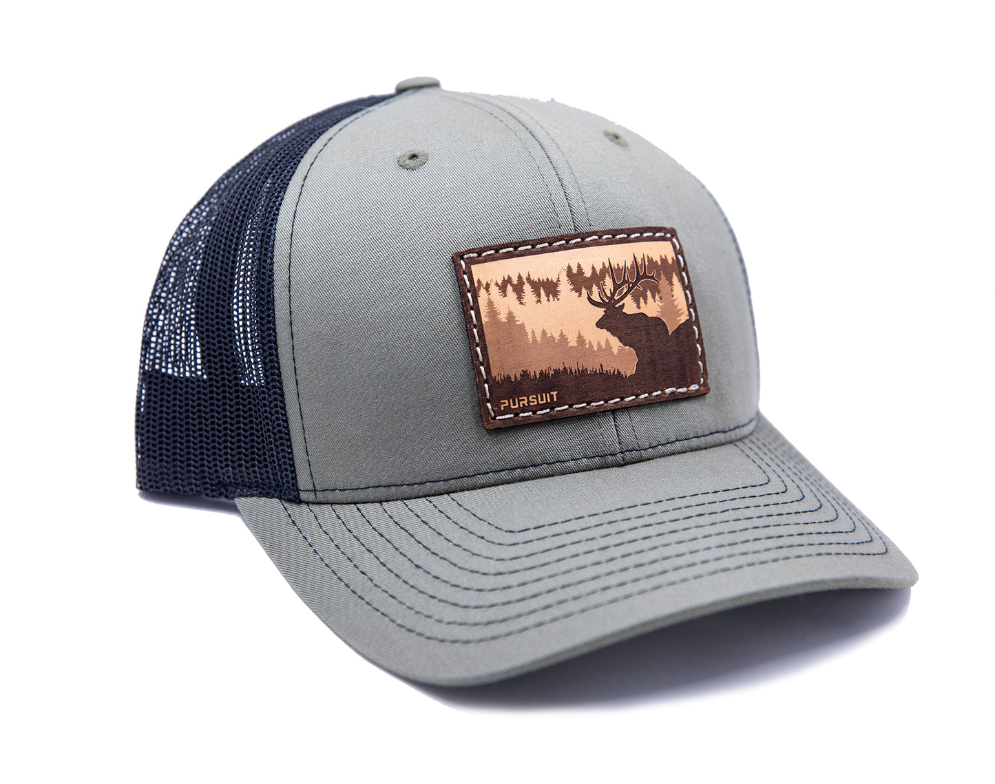 Skyline Elk Leather Patch Hat