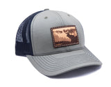 Skyline Elk Leather Patch Hat