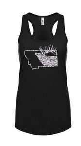 Womens MT Elk Racerback Tank