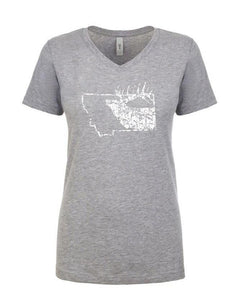 Womens MT Elk V-Neck